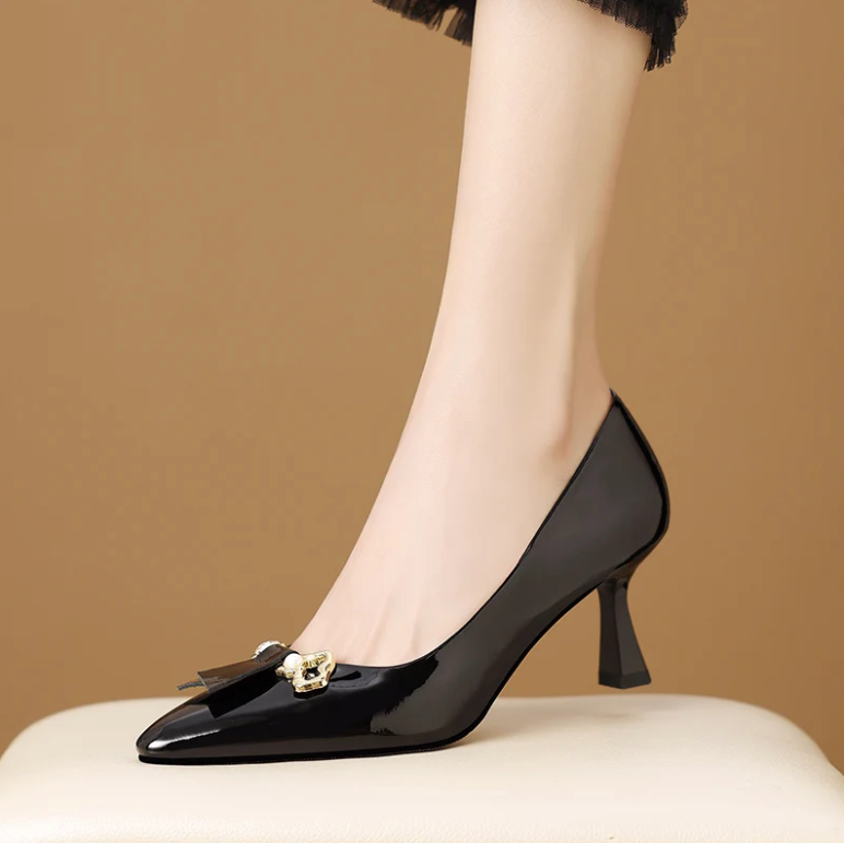USS Shoes Paula Women's Leather Comfortable High Heels Pumps - Luxuryurbanwear