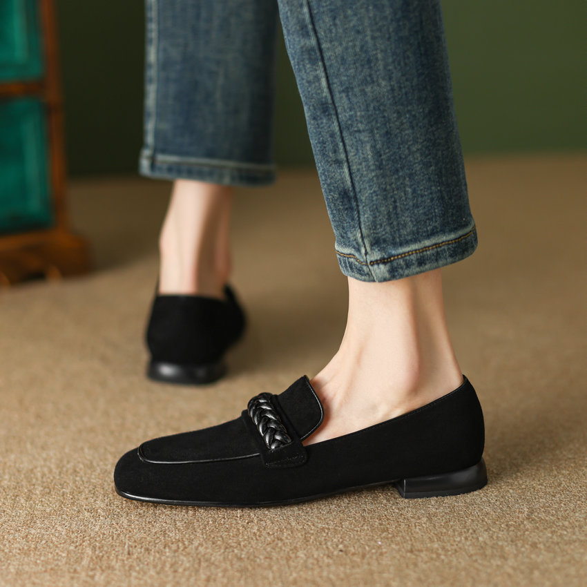 USS Shoes Perla Women's Suede Office Loafers - Luxuryurbanwear