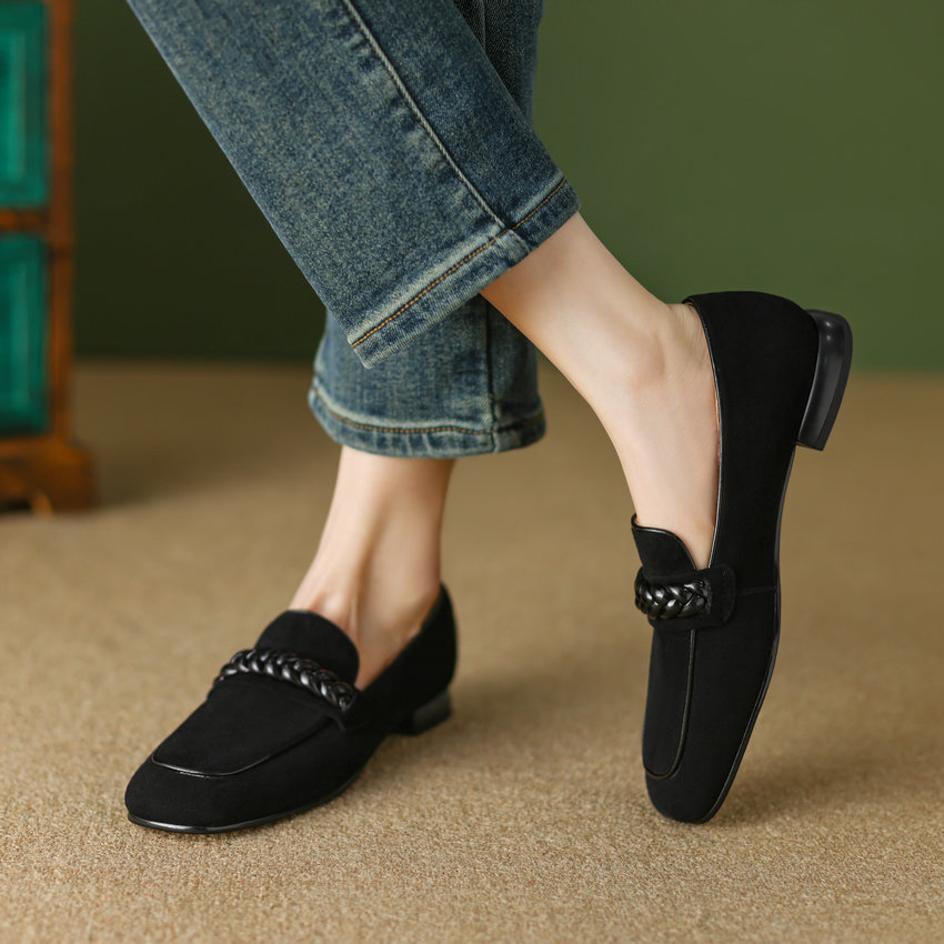 USS Shoes Perla Women's Suede Office Loafers - Luxuryurbanwear