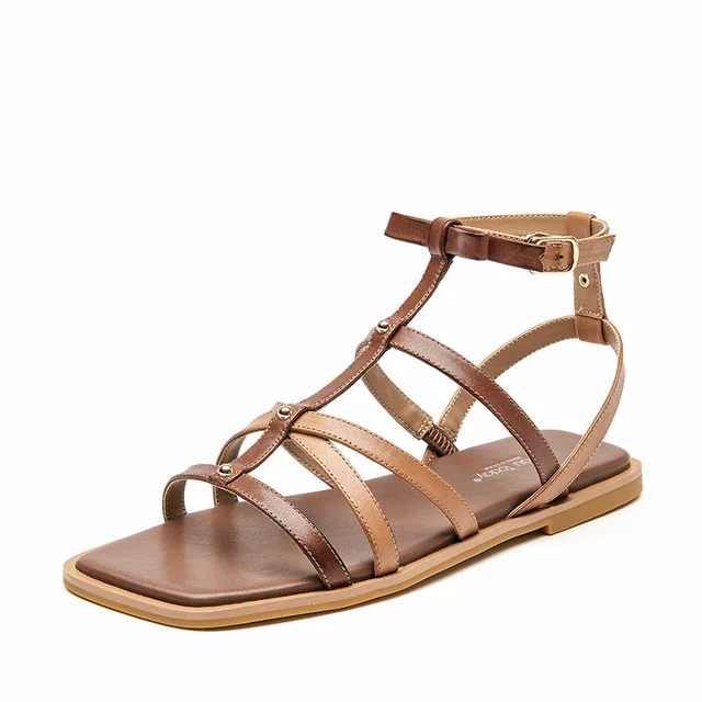 USS Shoes Pilar Women's Leather Summer Sandal - Luxuryurbanwear