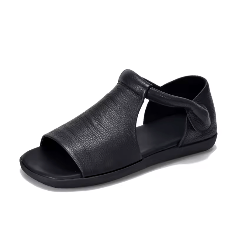 USS Shoes Pili Women's Peep Toe Flat Sandals