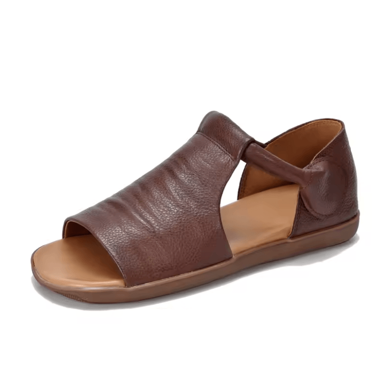 USS Shoes Pili Women's Peep Toe Flat Sandals