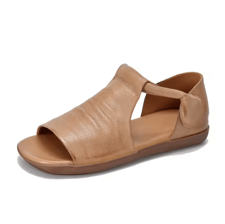 USS Shoes Pili Women's Peep Toe Flat Sandals