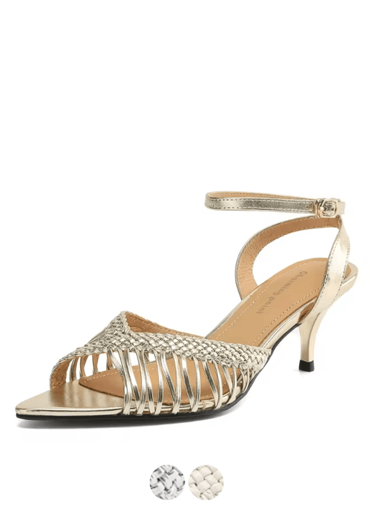 USS Shoes Polonia Women's High Heel Weaving Sandals