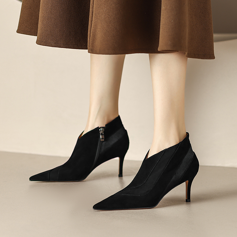 USS Shoes Paula Women's Suede High Heels Pumps - Luxuryurbanwear