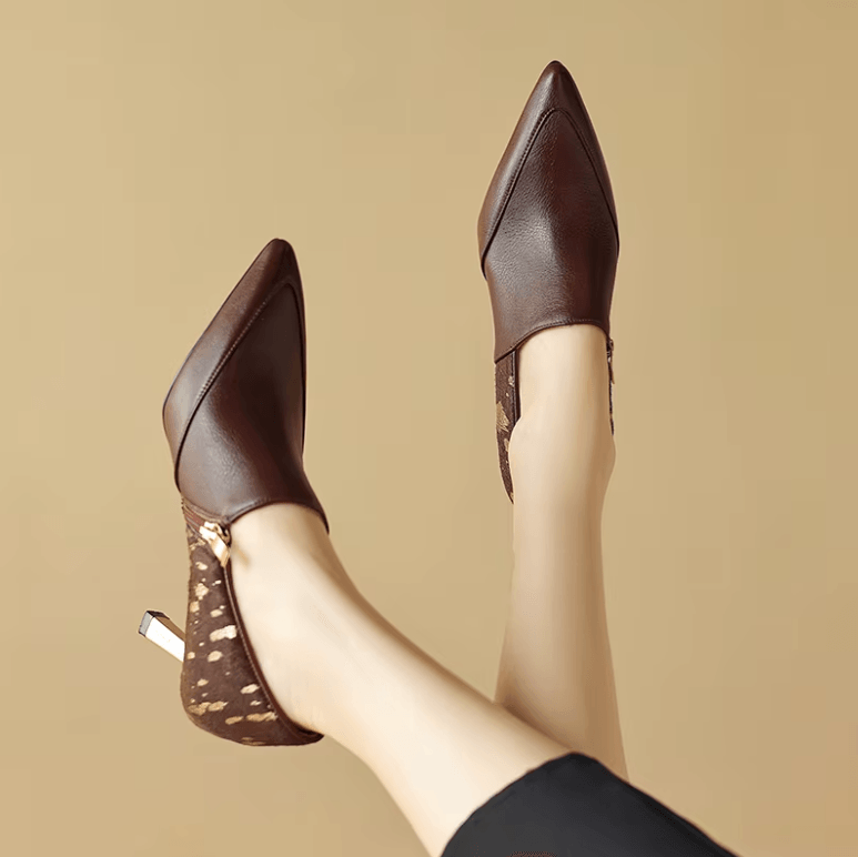 USS Shoes Raiza Women's Elegant Leather High Heel Pumps