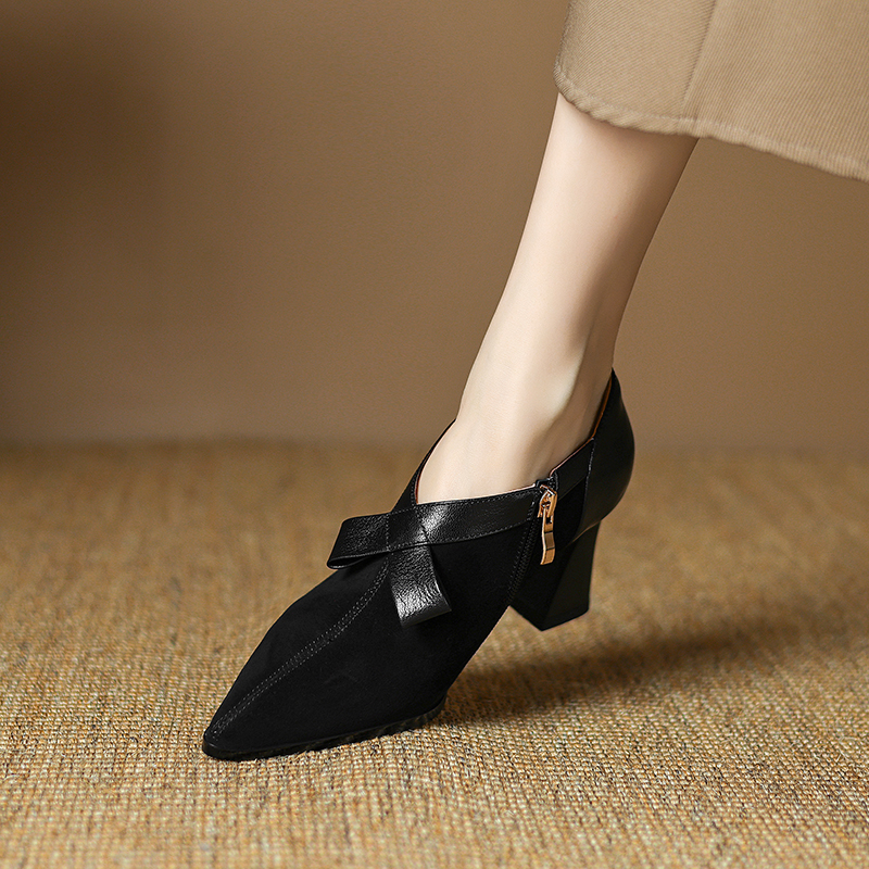 USS Shoes Ramira Women's Leather Suede Pumps - Luxuryurbanwear