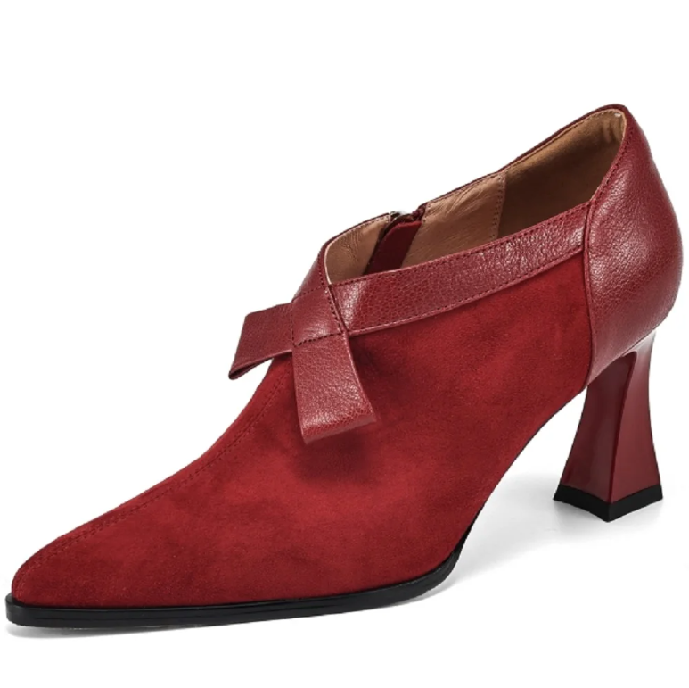 USS Shoes Ramira Women's Leather Suede Pumps - Luxuryurbanwear