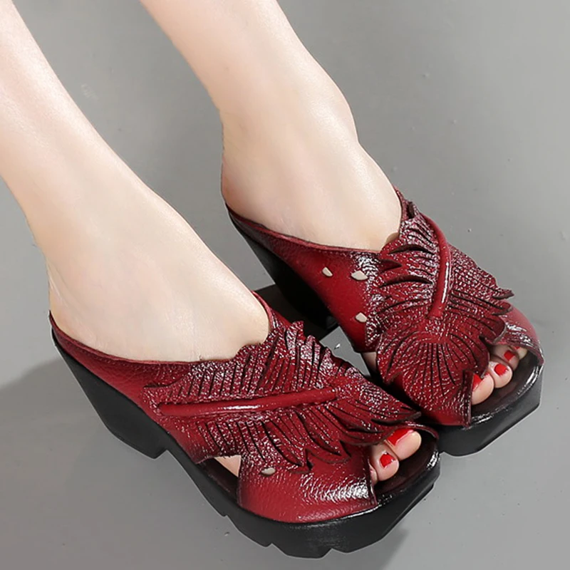 USS Shoes Raquel Women's Platform Sandals - Luxuryurbanwear