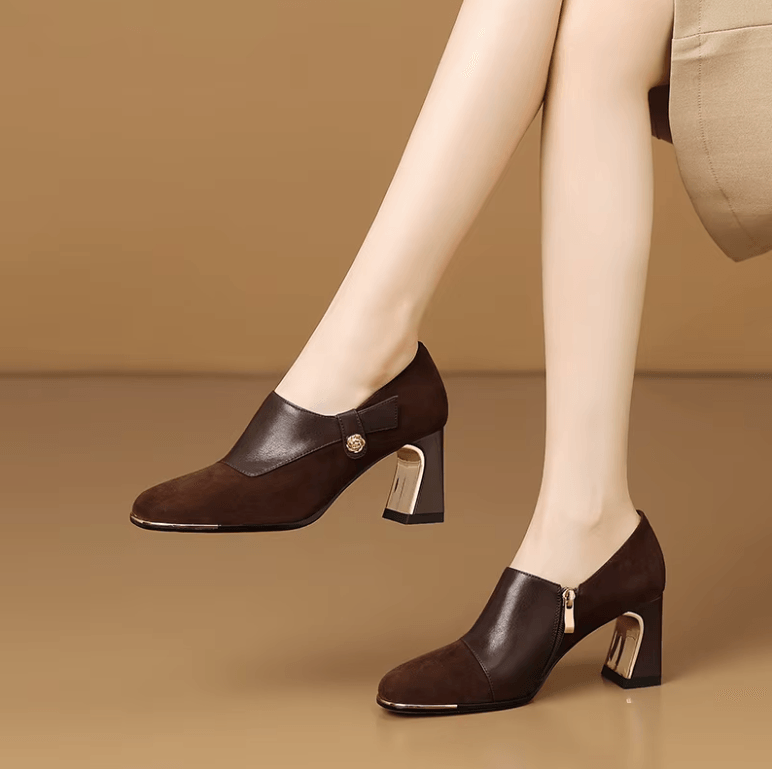USS Shoes Rebeca Women's Leather Soft and Comfortable Pumps