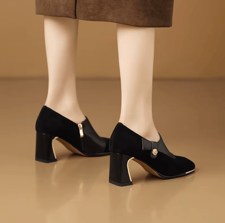 USS Shoes Rebeca Women's Leather Soft and Comfortable Pumps
