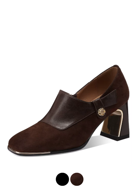 USS Shoes Rebeca Women's Leather Soft and Comfortable Pumps - Luxuryurbanwear