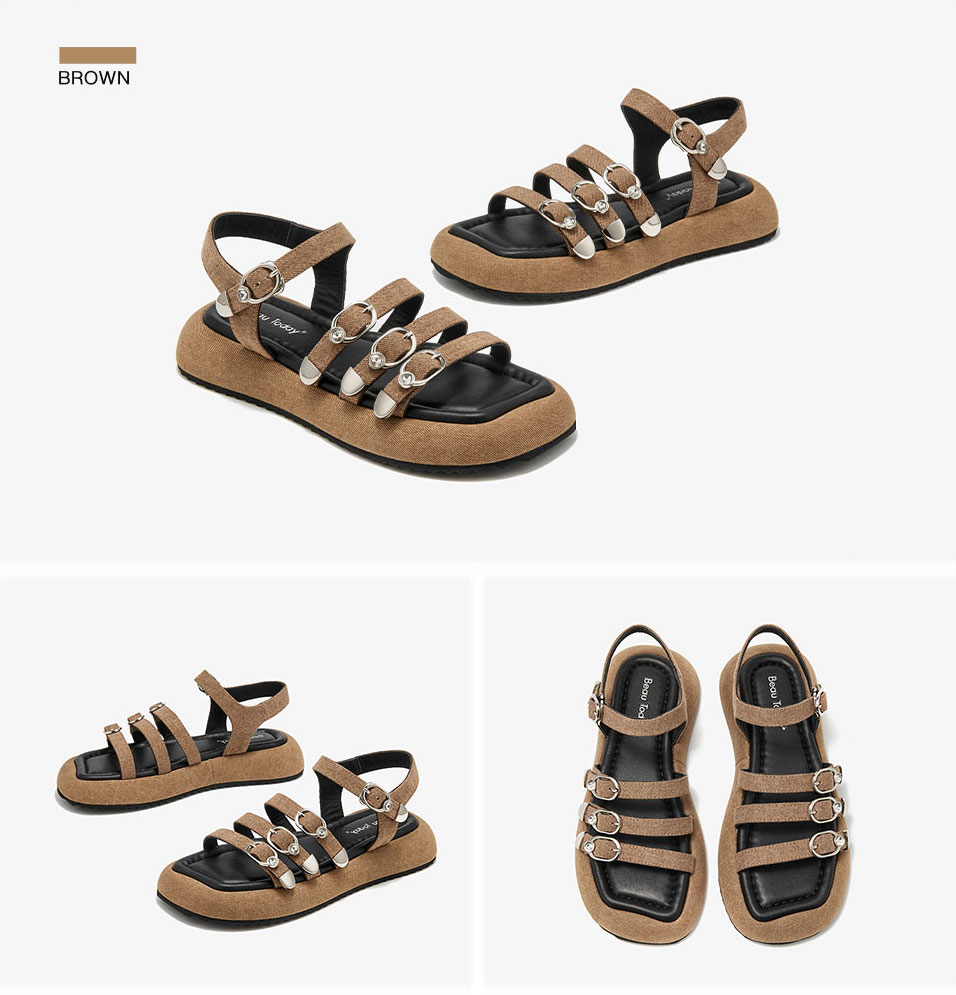 USS Shoes Regina Women's Leather Sandals - Luxuryurbanwear