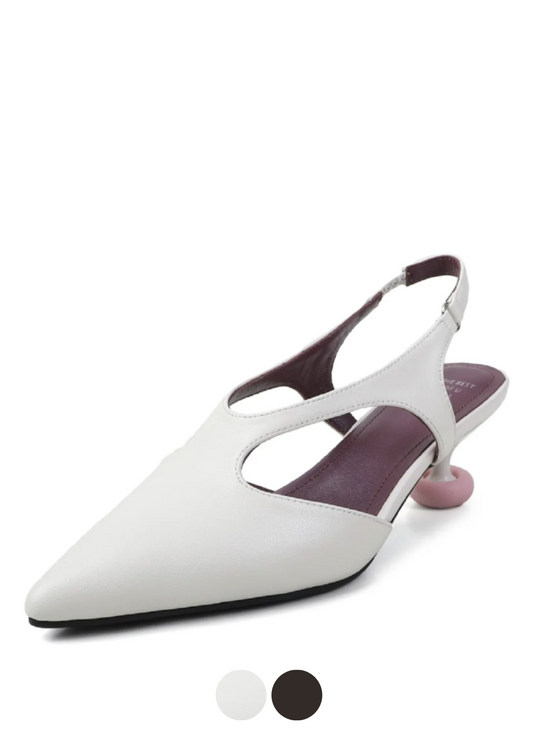 USS Shoes Rita Women's Pointed Toe Mid Heels Sandals - Luxuryurbanwear