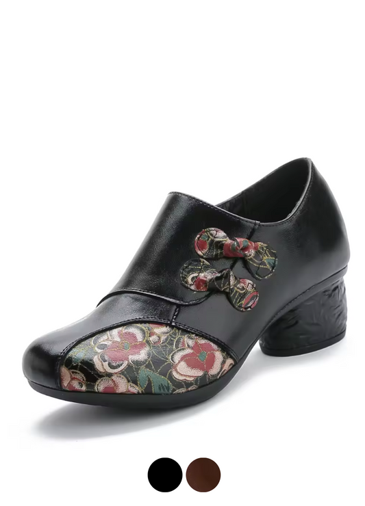 USS Shoes Roberta Women's Ethnic Style Leather Pumps