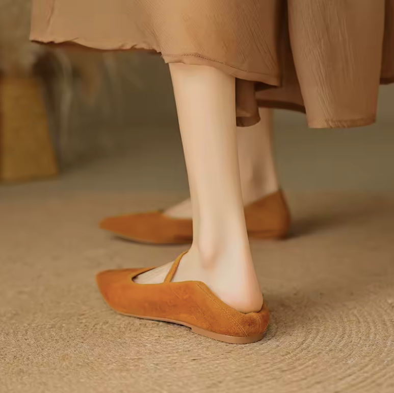 USS Shoes Romina Women's Ballet Leather Flats Shoes - Luxuryurbanwear