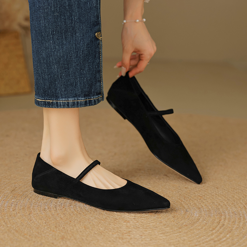 USS Shoes Romina Women's Ballet Leather Flats Shoes - Luxuryurbanwear