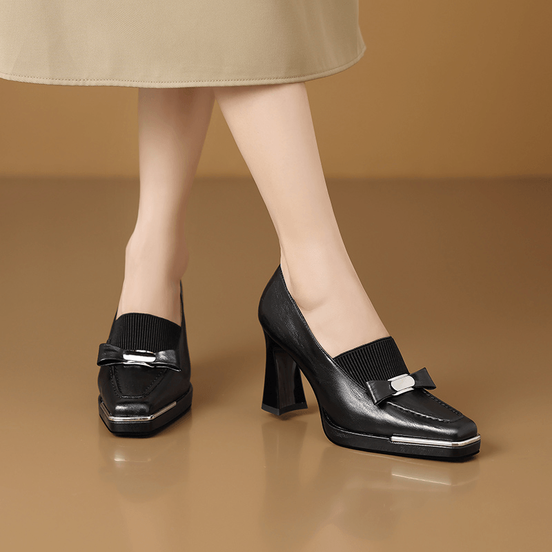 USS Shoes Romina Women's Genuine Leather Platform Dress Pumps