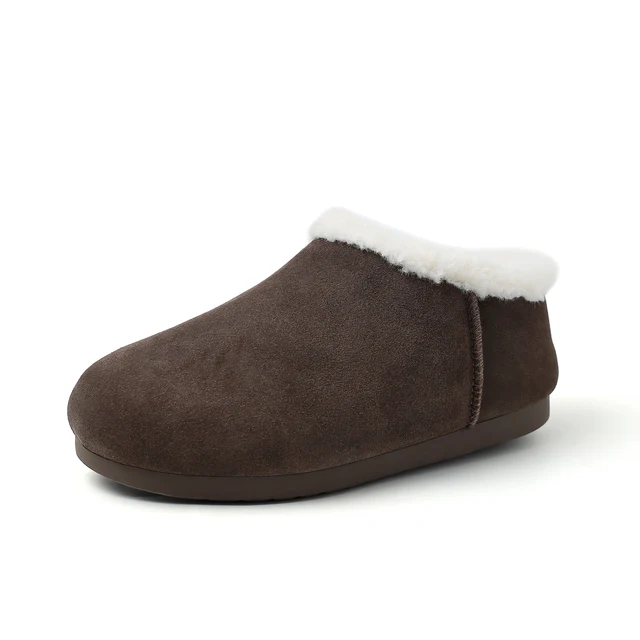 USS Shoes Romina Women's Plush Winter Snow Flat Slipper - Luxuryurbanwear