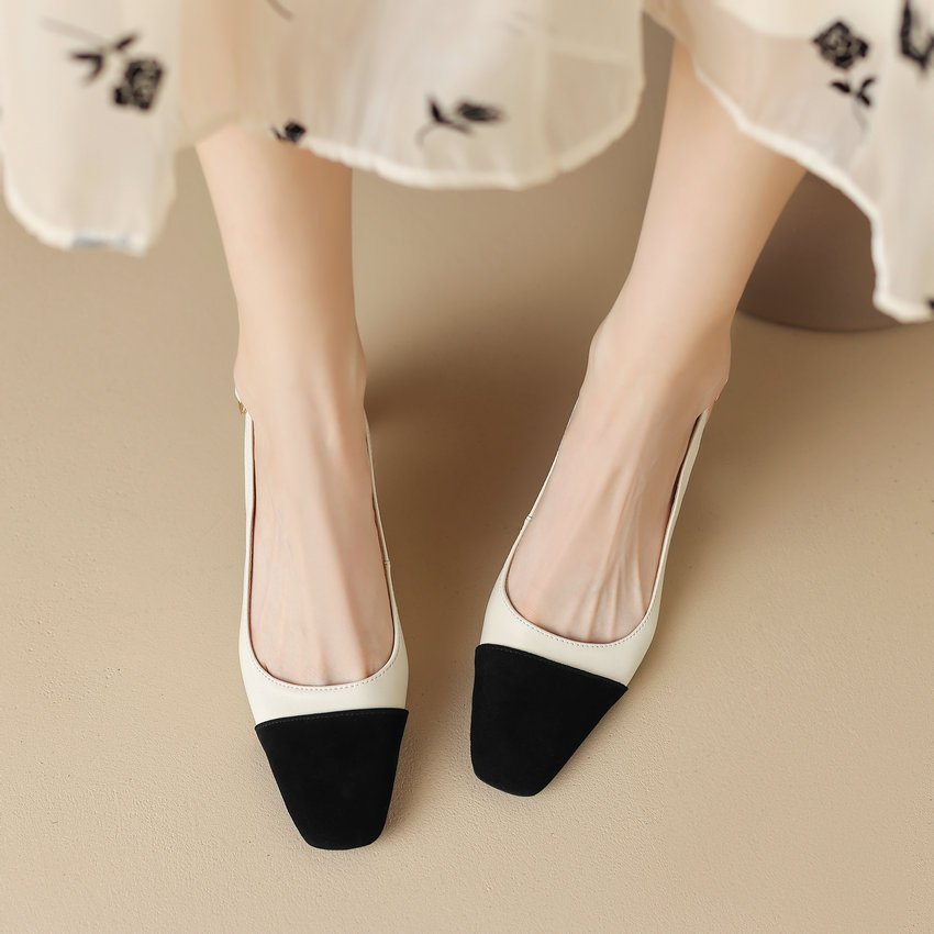 USS Shoes Romina Women's Square Heel Pumps - Luxuryurbanwear