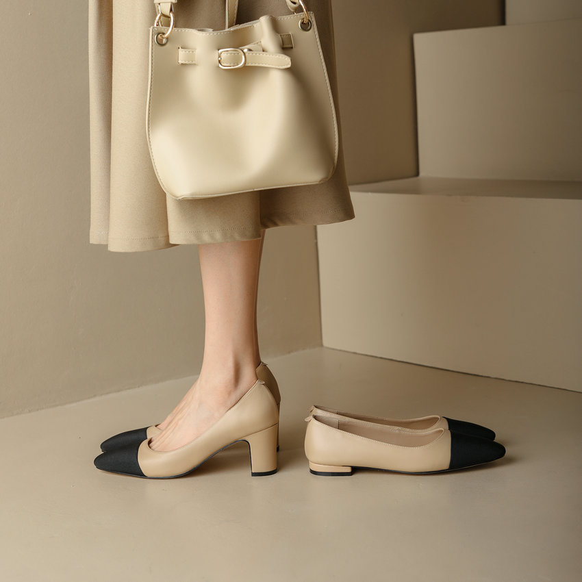 USS Shoes Rony Women's Leather Slip-On Pumps - Luxuryurbanwear