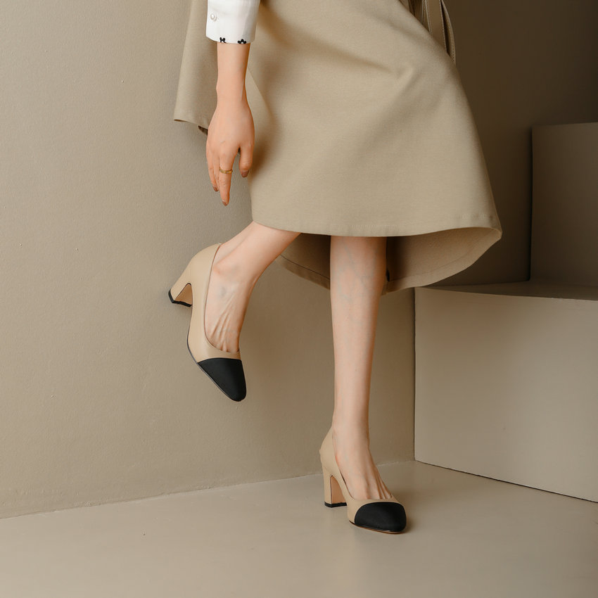 USS Shoes Rony Women's Leather Slip-On Pumps - Luxuryurbanwear