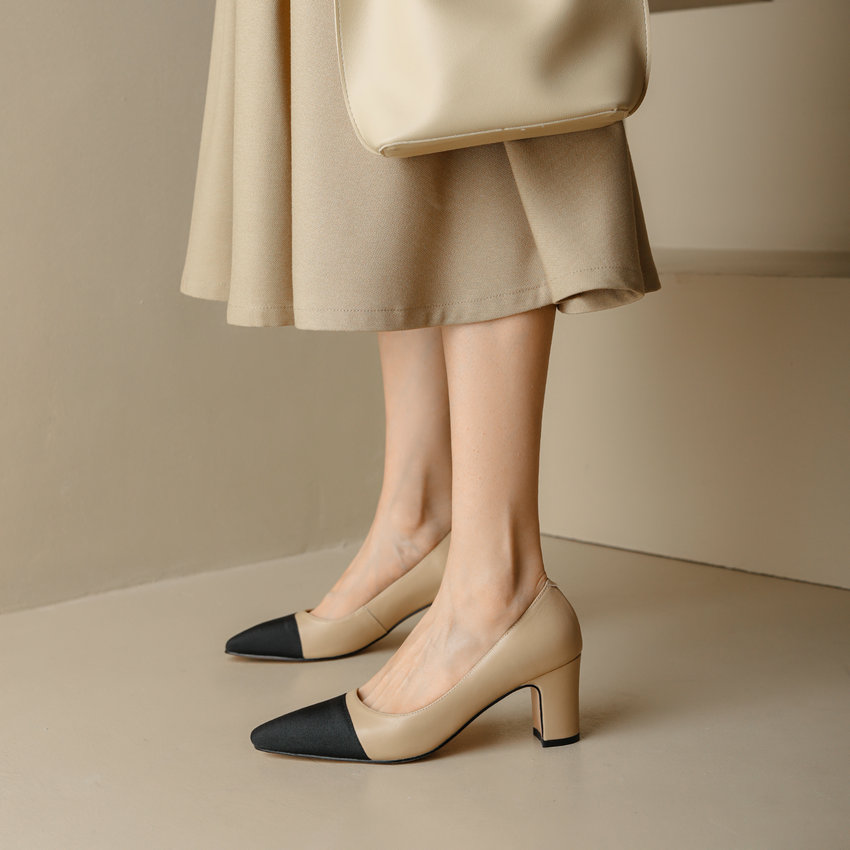 USS Shoes Rony Women's Leather Slip-On Pumps - Luxuryurbanwear