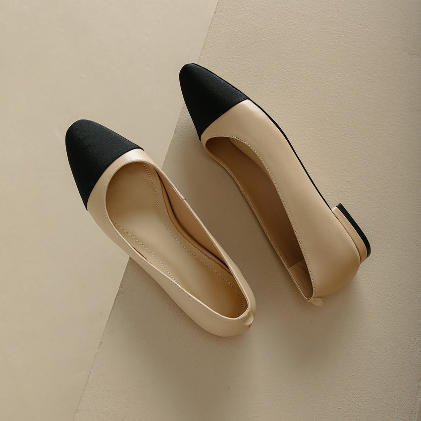 USS Shoes Rony Women's Leather Slip-On Pumps - Luxuryurbanwear