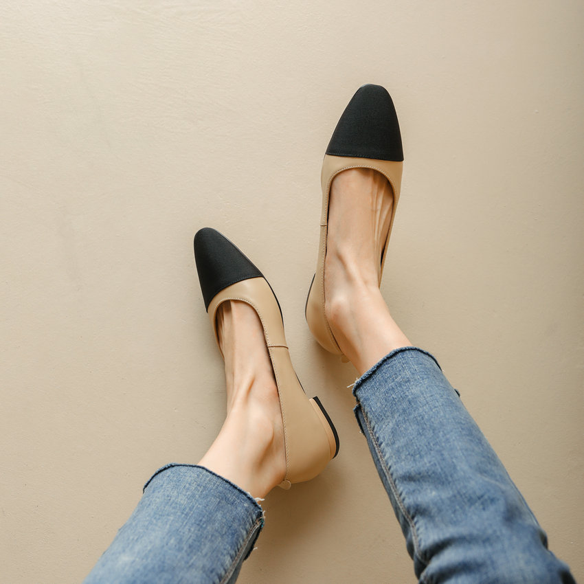 USS Shoes Rony Women's Leather Slip-On Pumps - Luxuryurbanwear