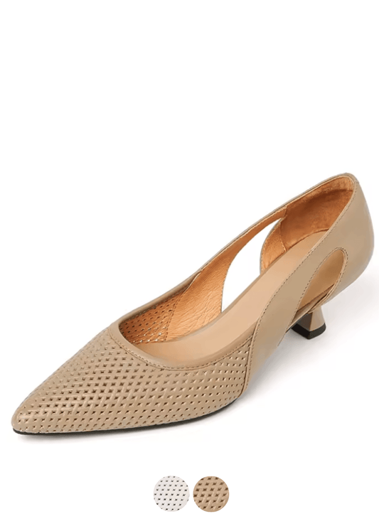 USS Shoes Roxana Women's Mid Heel Leather Pumps