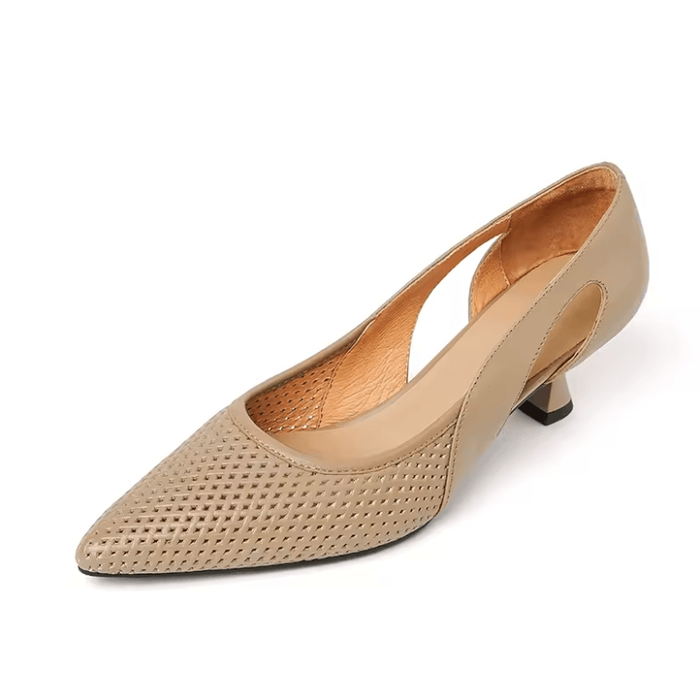 USS Shoes Roxana Women's Mid Heel Leather Pumps