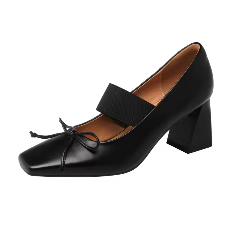 USS Shoes Sandy Women's Chunky Heel Elegant Pumps Shoes - Luxuryurbanwear