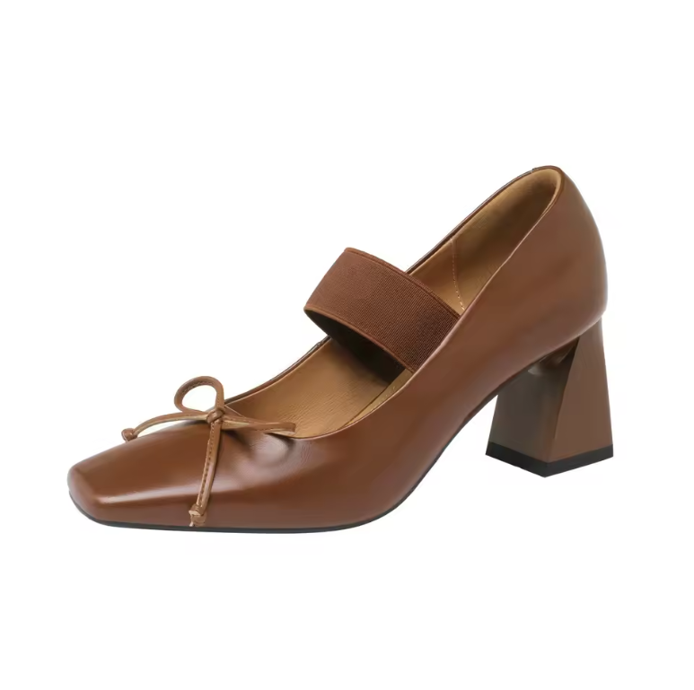 USS Shoes Sandy Women's Chunky Heel Elegant Pumps Shoes - Luxuryurbanwear