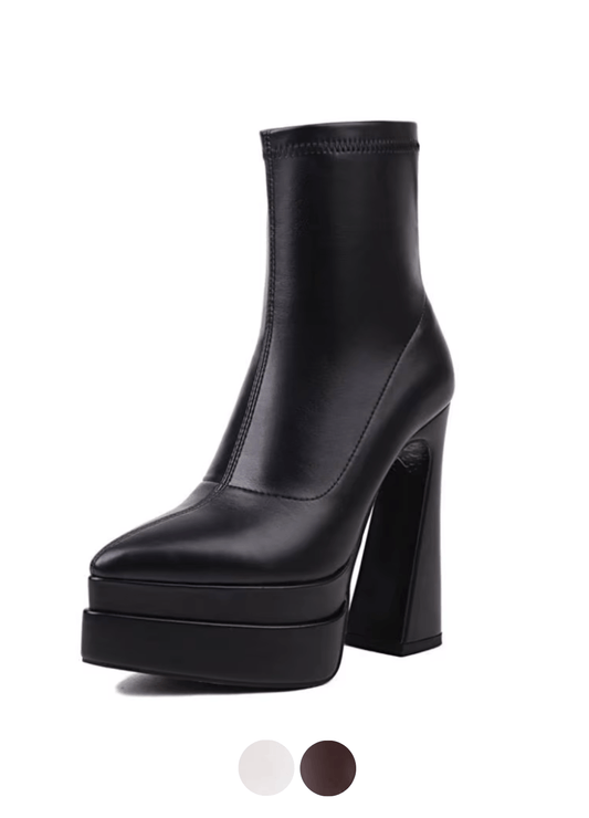 USS Shoes Scarlet Women's Stretchy High Heel Boots