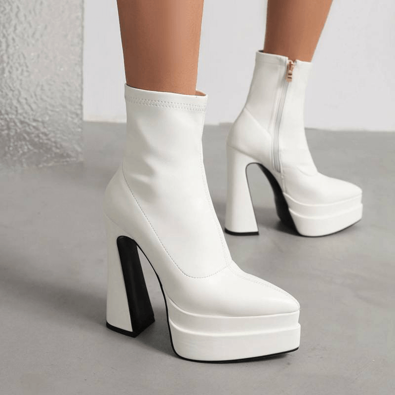 USS Shoes Scarlet Women's Stretchy High Heel Boots