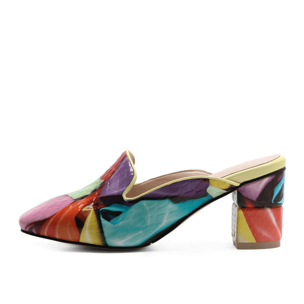 USS Shoes Selma Women's Mules With Square Heel