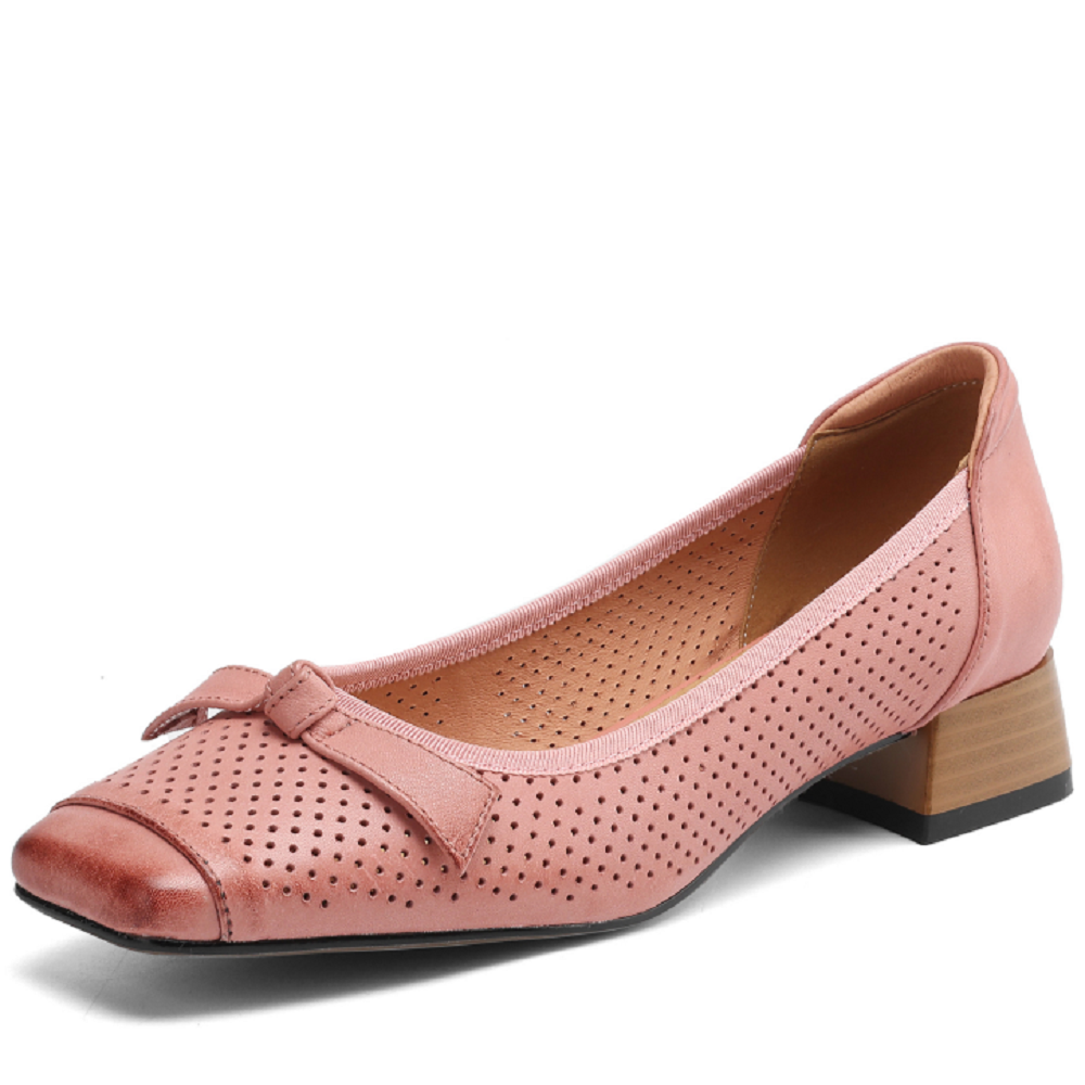 USS Shoes Sharlot Women's Leather Hollow Pumps