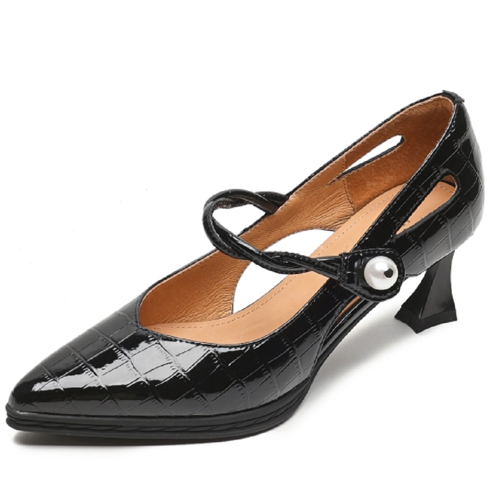 USS Shoes Sharol Women's Pointed Toe Leather Pumps - Luxuryurbanwear