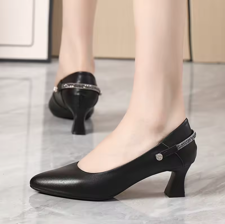 USS Shoes Sheila Women's Leather Office Pumps - Luxuryurbanwear