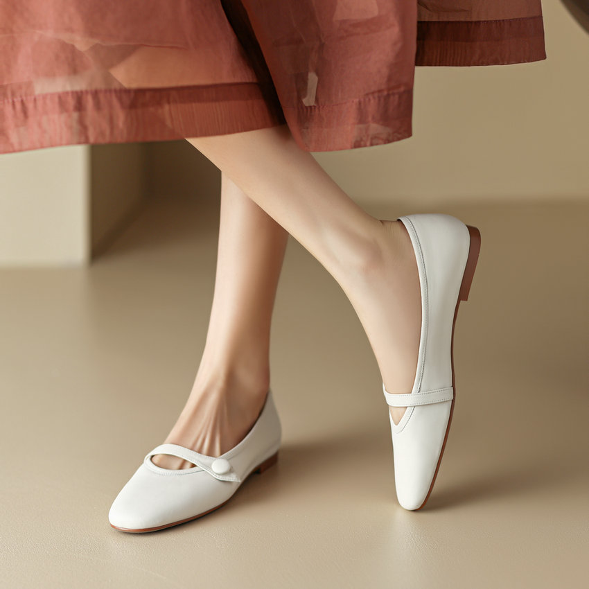USS Shoes Sonia Women's Leather Flats - Luxuryurbanwear