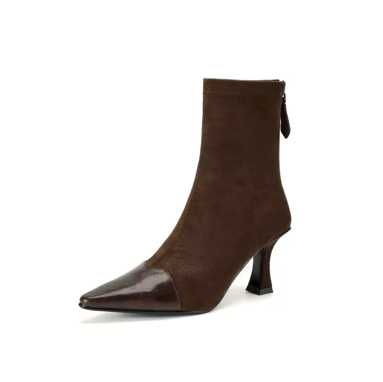 USS Shoes Suyin  Women's Pointed Toe Stretch Ankle Boots - Luxuryurbanwear