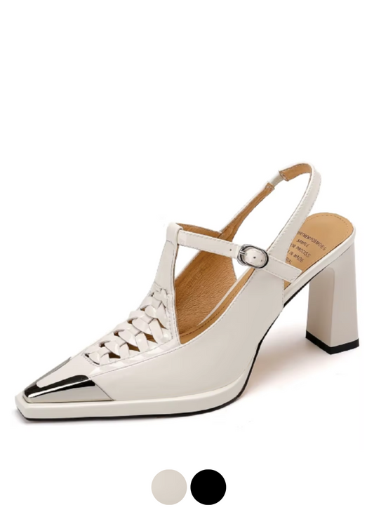 USS Shoes Tatiana Women's Pointed Toe T-Strap Dress Pumps - Luxuryurbanwear