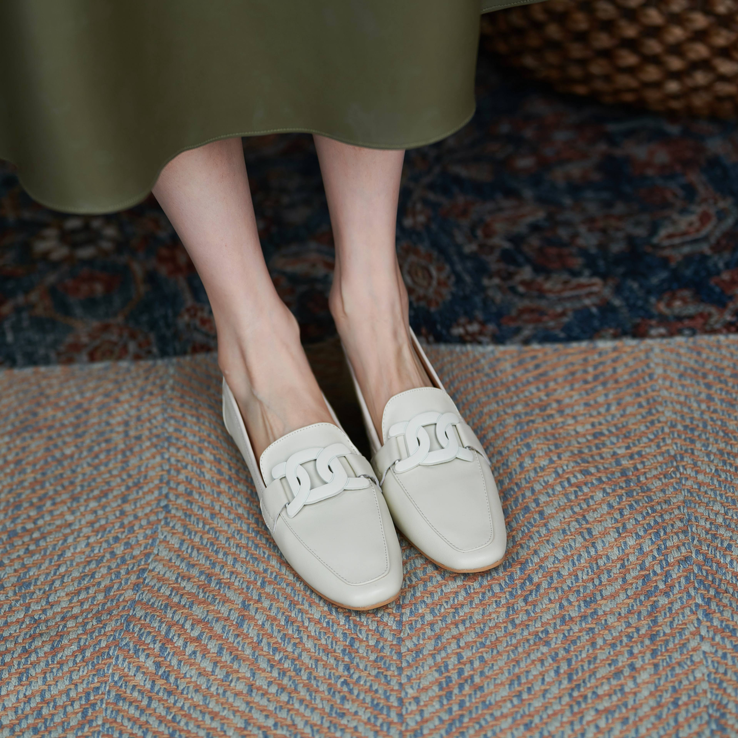 USS Shoes Loy Women's Low Heels Slip On Loafer Shoes - Luxuryurbanwear