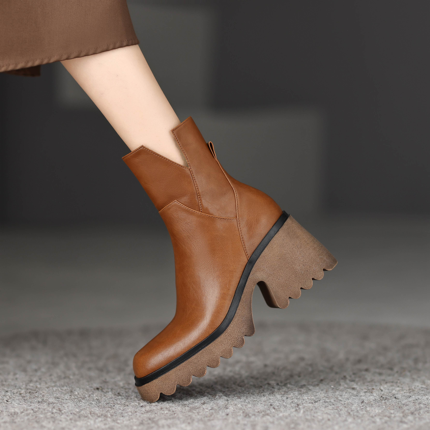 USS Shoes Camacho Women's Platform Office Ankle Boots - Luxuryurbanwear