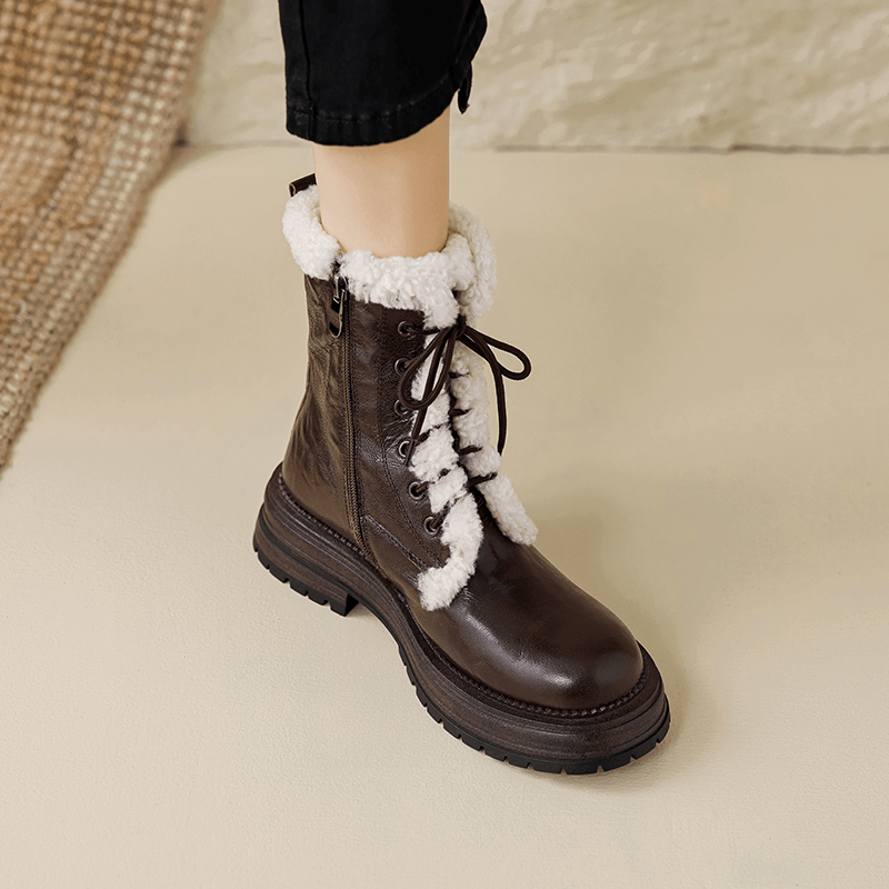 USS Shoes Yamy Women's Fashion Ankle Wool Boots