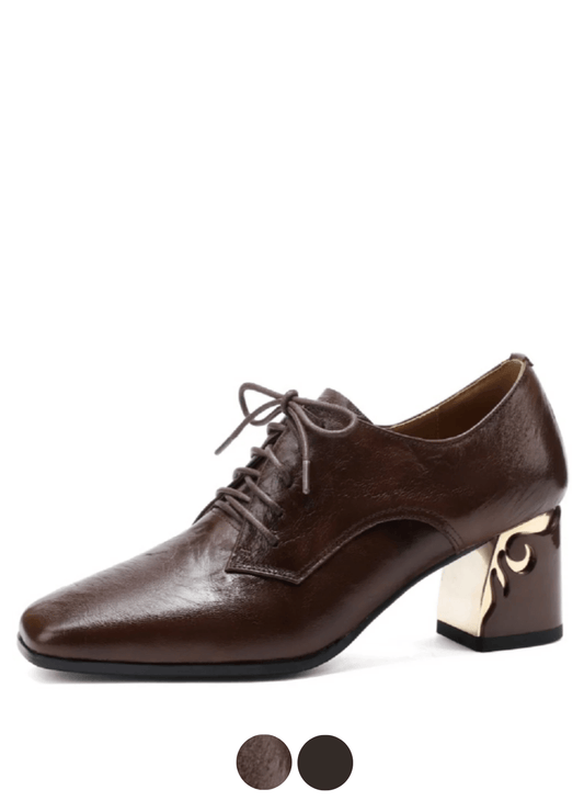 USS Shoes Zeyna Women's Genuine Leather Lace Up Pumps