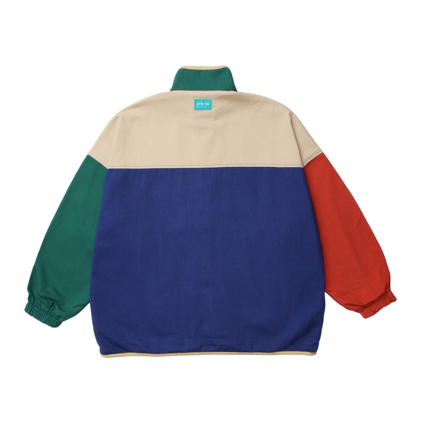 Retro Streetwear Colorblock Zip Jacket - Vintage 90s Style | LuxuryUrbanwear - Luxuryurbanwear