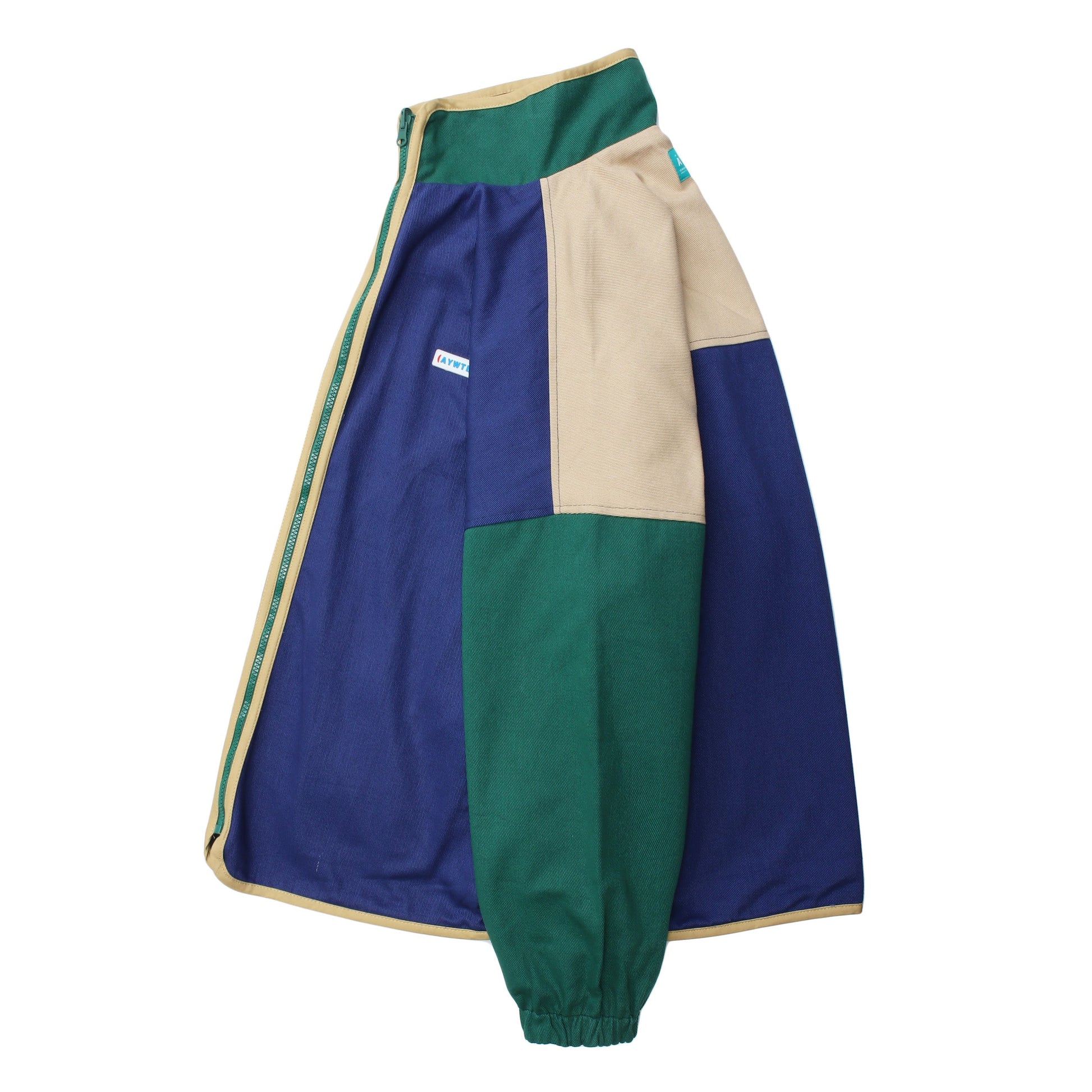 Retro Streetwear Colorblock Zip Jacket - Vintage 90s Style | LuxuryUrbanwear - Luxuryurbanwear