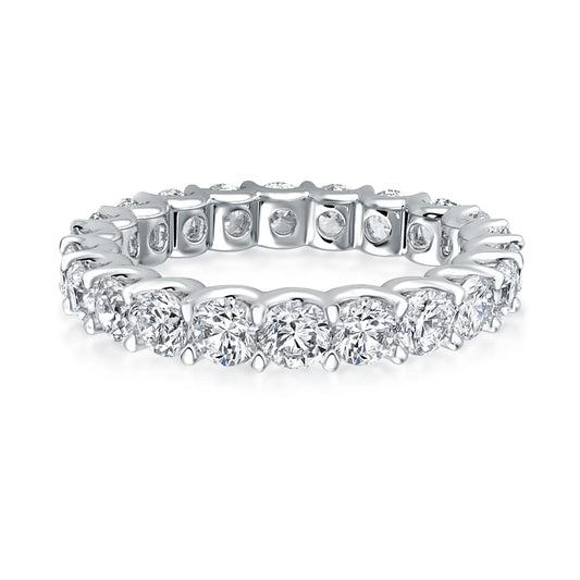 Rodiffy Moissanite 2.5 Ct Round Cut Women's Wedding Band