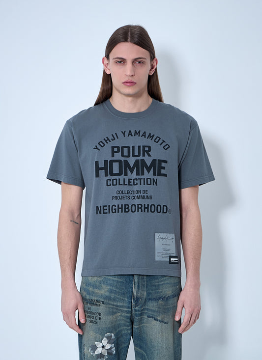 Yohji Yamamoto Men Logo Motif T-Shirt